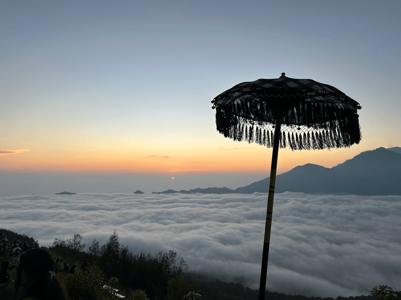 Bali volcano view
